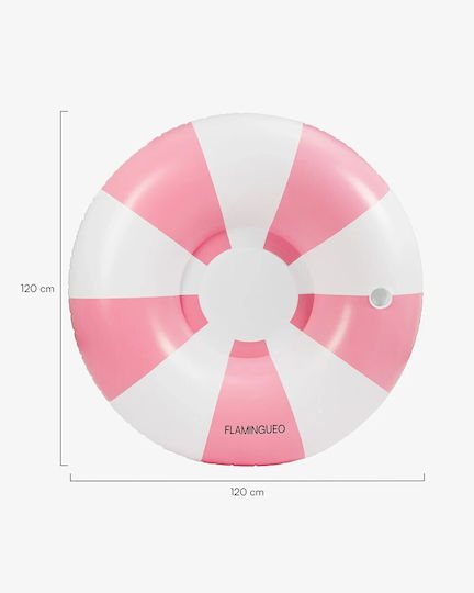 Flamingueo Inflatable Pool Donut Pink 120x120cm