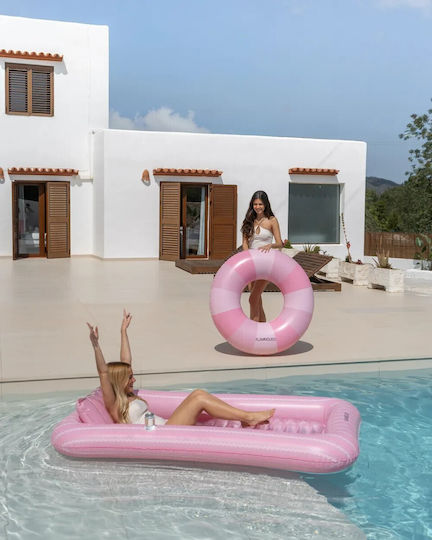 Flamingueo Inflatable Pool Donut Pink 110x110cm