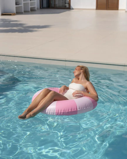 Flamingueo Φουσκωτό Θαλάσσης Donut Ροζ 90x90cm