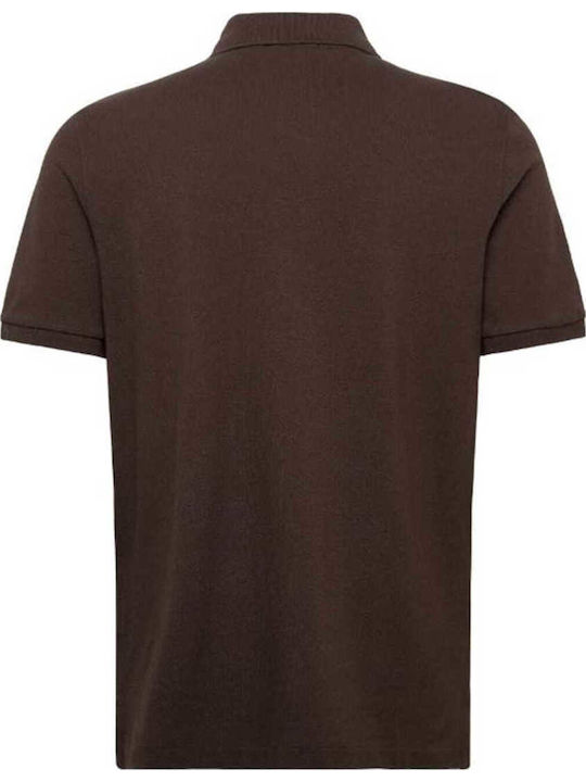 Polo Short Sleeve Blouse Dark Brown