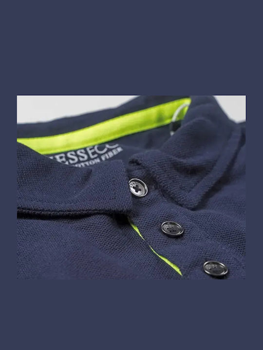Kids' Polo Short Sleeve Navy Blue