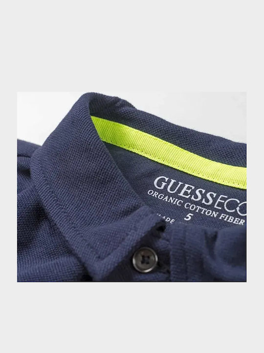 Kids' Polo Short Sleeve Navy Blue