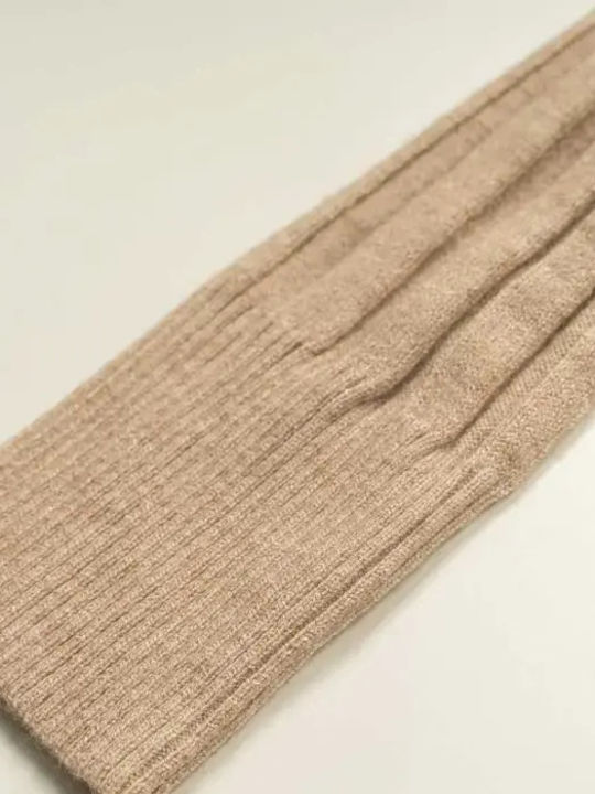 Kinderpullover Langarm dunkelbeige