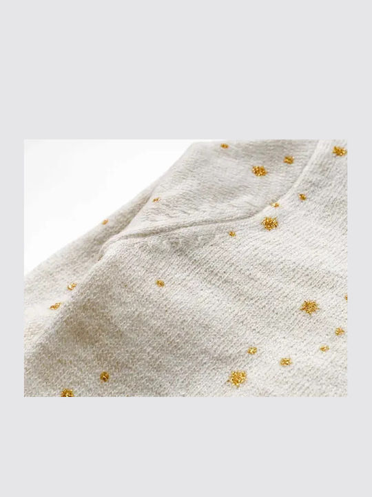 Kinderpullover Langarm Ecru