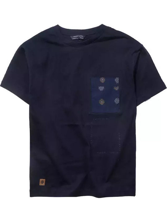 Kids' T-shirt navy blue