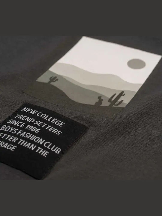 Kinder-T-Shirt Gray