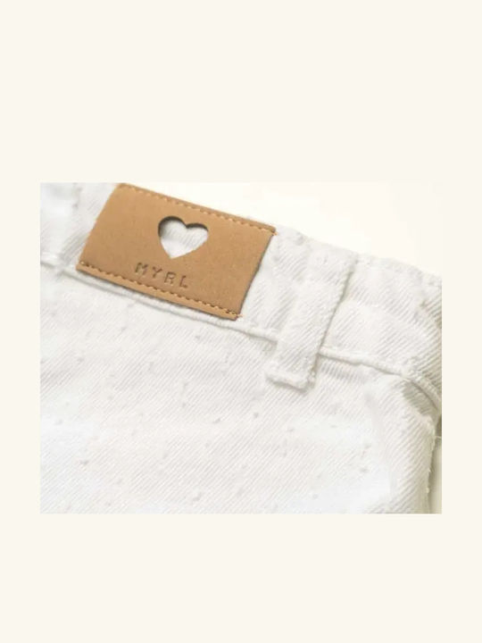Kids' Shorts/Bermudas Fabric White