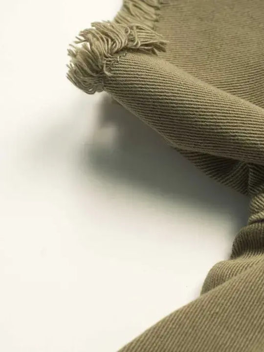 Kinder-Shorts/Bermudas Stoff Khaki