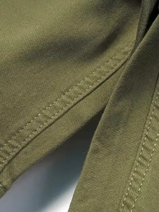 Șort/Salopetă Copii din Material Textil Haki