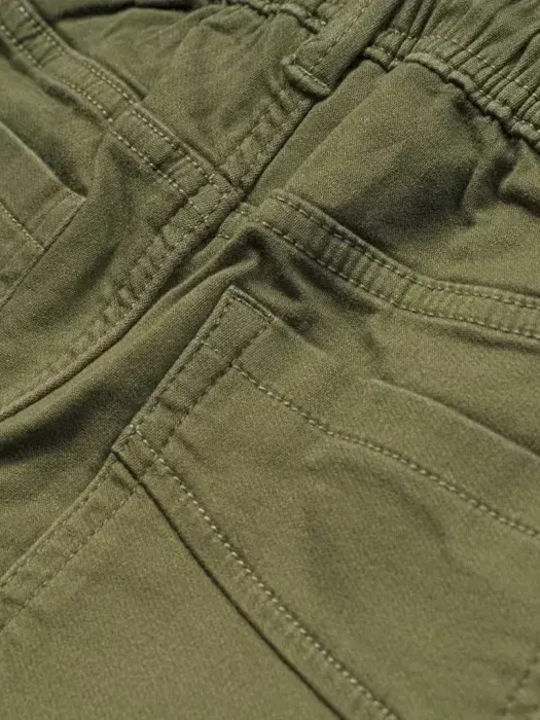 Șort/Salopetă Copii din Material Textil Haki