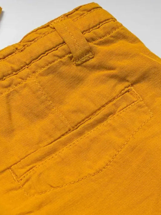 Kids' Shorts/Bermudas Fabric Mustard