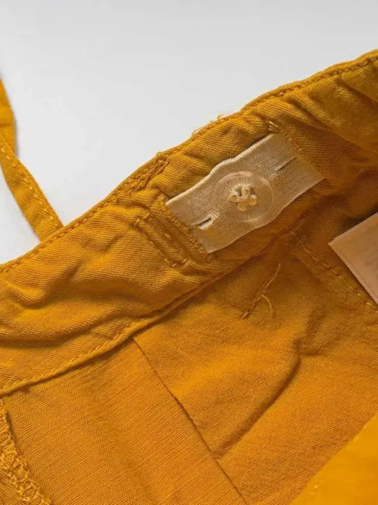 Kids' Shorts/Bermudas Fabric Mustard