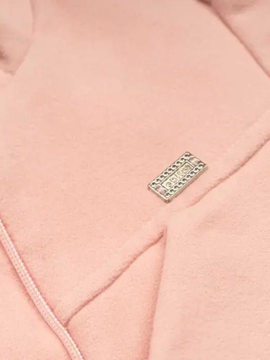 Children's Dress Long Sleeve Set with Coat and Blouse Pink