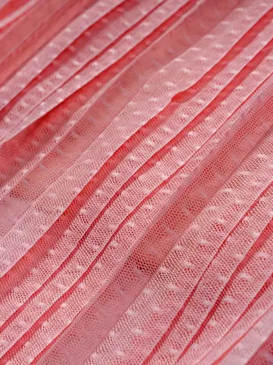 Kinderkleid Kurzärmelig Tüll Pink