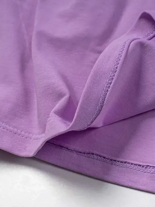 Kinderkleid Kurzärmelig Flieder