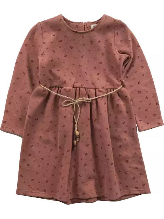 Children's Dress Long Sleeve Knitted Somon