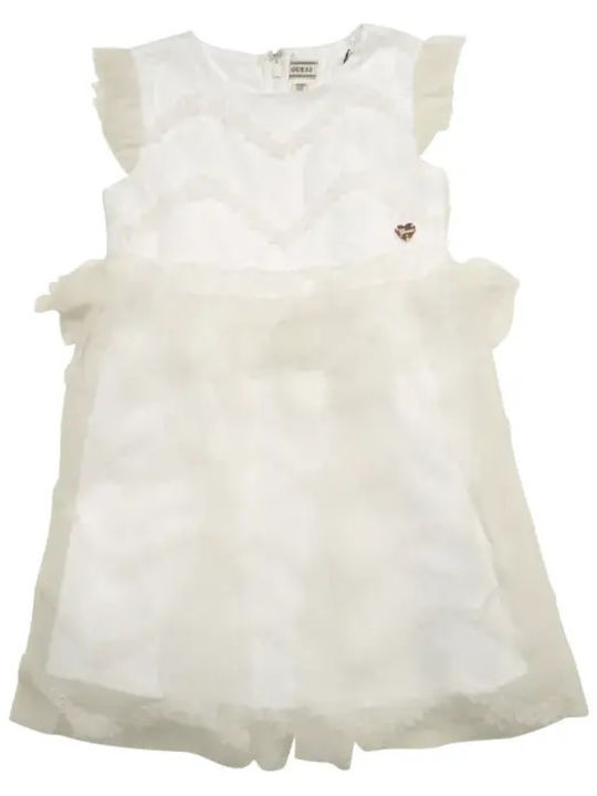 Girls Tulle Dress White
