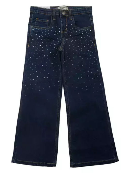 Pantalon Larg din Blugi pentru Copii Jeans