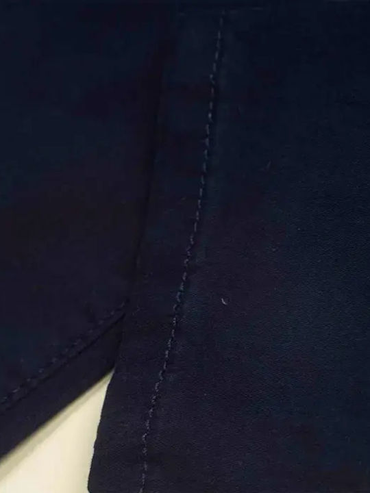 Kids Chino Linen Dark Blue Trouser