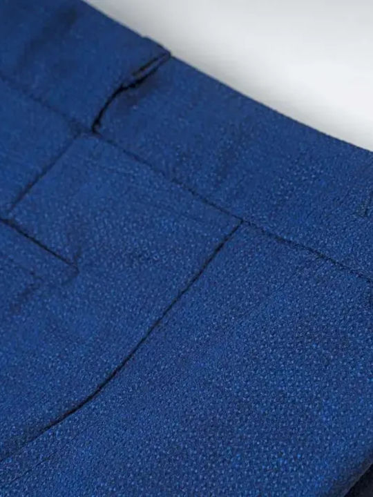 Online Βαπτιστικό Κοστούμι με Γιλέκο για Αγόρι Μπλε
