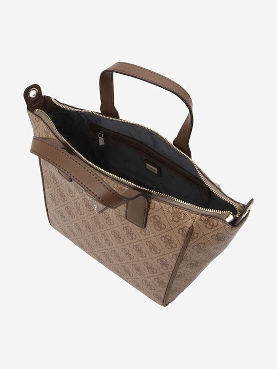Guess Follie Damen Schultertasche Beiges Guess Follie Damen Schultertasche Beiges