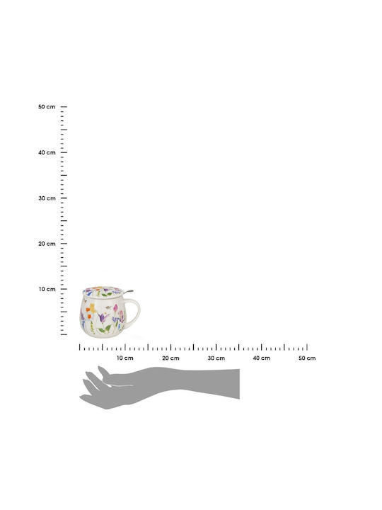 Κούπα από Πορσελάνη Λευκή 430ml