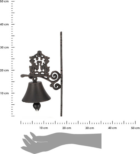 Esschert Design Gartendekorationen Glocke aus Gusseisen