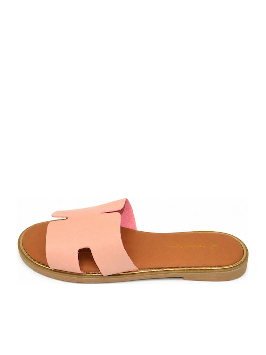 Damen Flache Sandalen Rosa SM-MRS-F07-26SA-Rosa