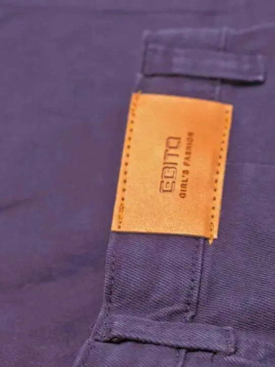 Kinder Schlaghose Jeans Schwarz