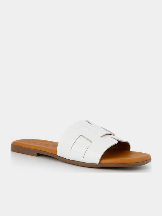 Leather Women's Anatomic White Sandals