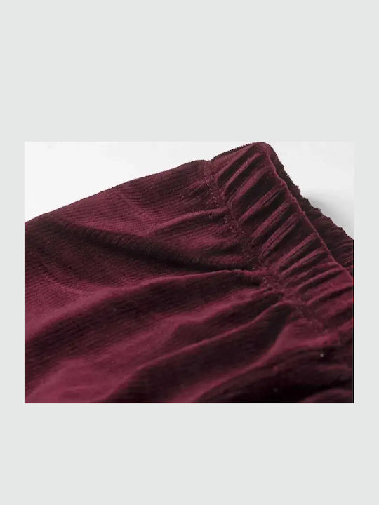 Kinder Leggings Lang Burgundisch