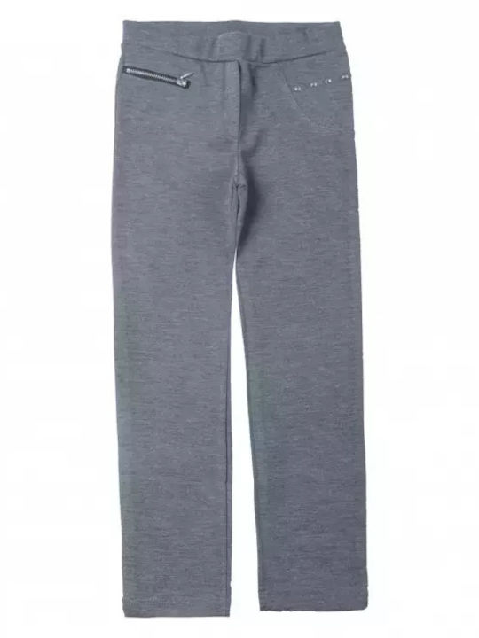Kinder Leggings Lang Gray