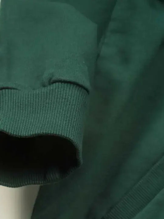 Kids Sweatshirt with Hood and Pockets Green
