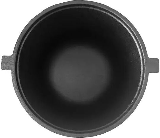 Oală Din Fontă Zola 7 L 3 Picioare Capac Inclus 37.5 X 46.5 Cm Neagră