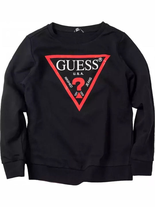 Fleece Kinder-Sweatshirt Schwarz Core