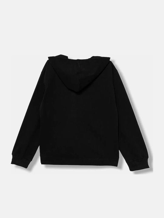 Kids Sweatshirt with Hood Black