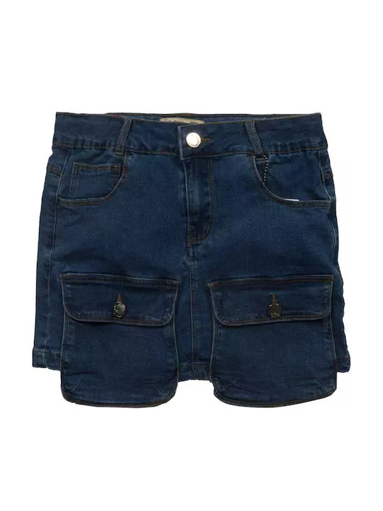Kids' Denim Skirt Blue