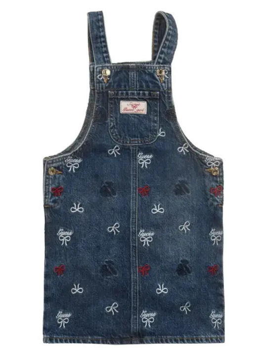 Kids Skirt Dungaree Blue