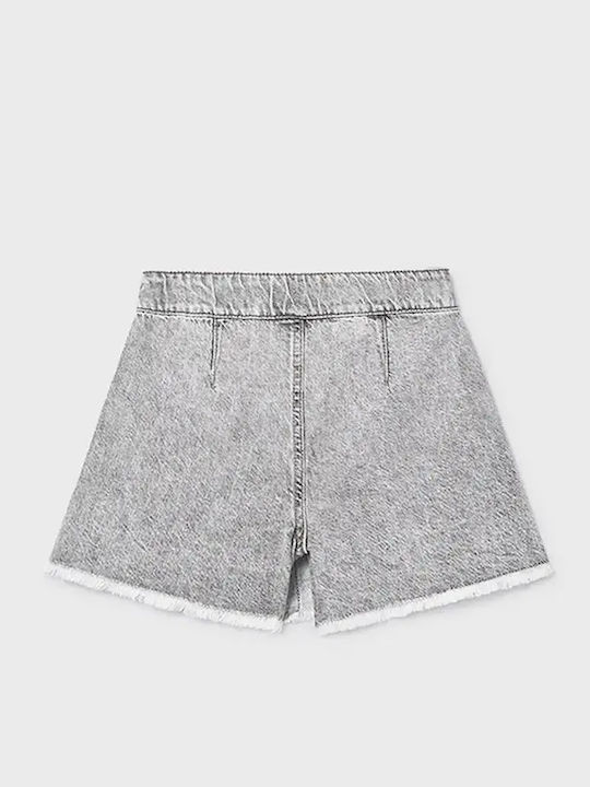 Kids' Denim Skirt Gray