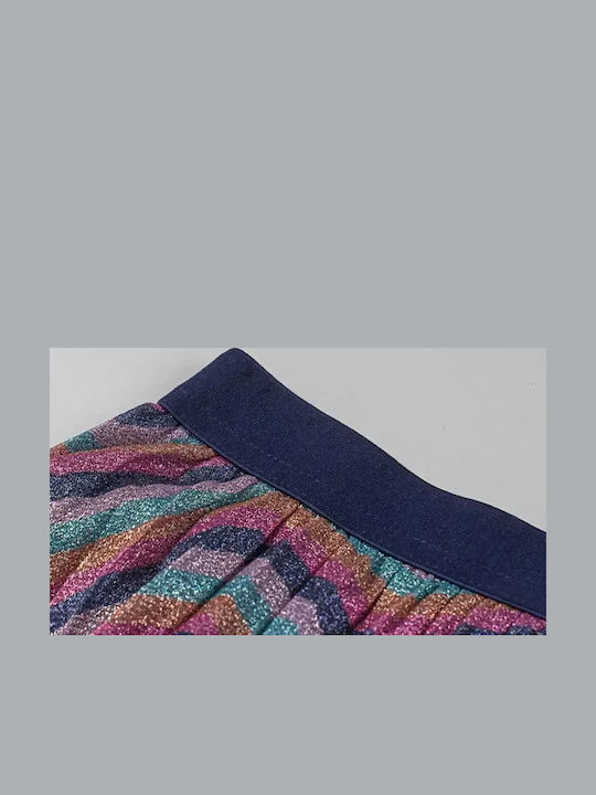 Fustă Plisată Pentru Copii Floral Multicolor