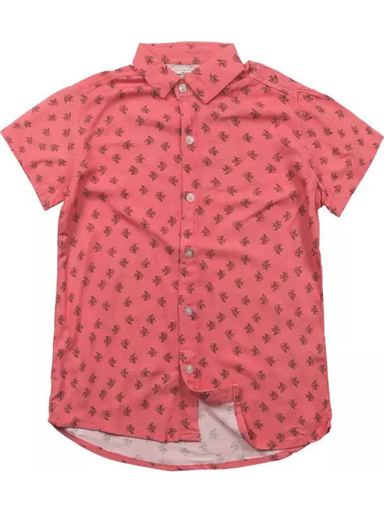 Kids Shirt Short Sleeve Coral