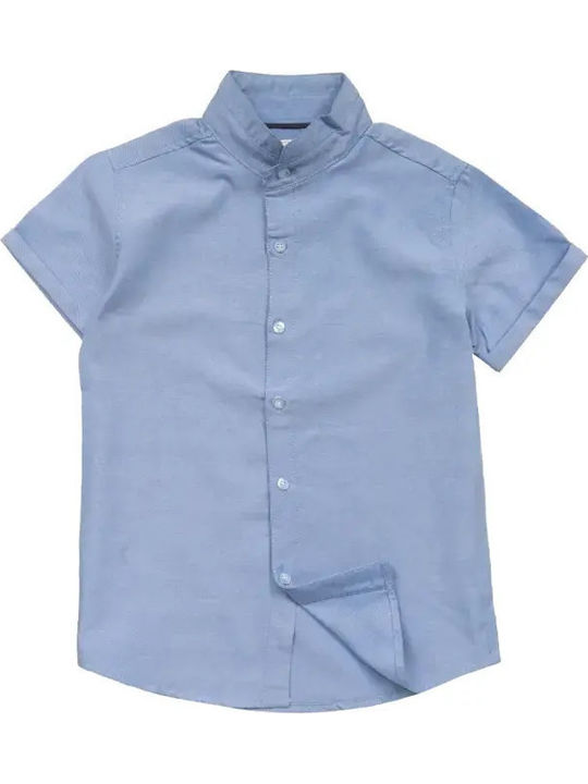 Kids Shirt Short Sleeve Sky Blue