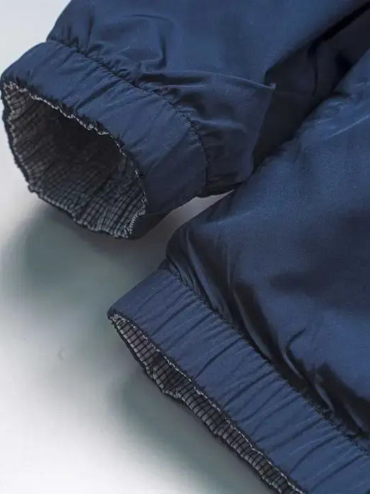 Kids' Casual Jacket Windproof Double Sided Navy Blue
