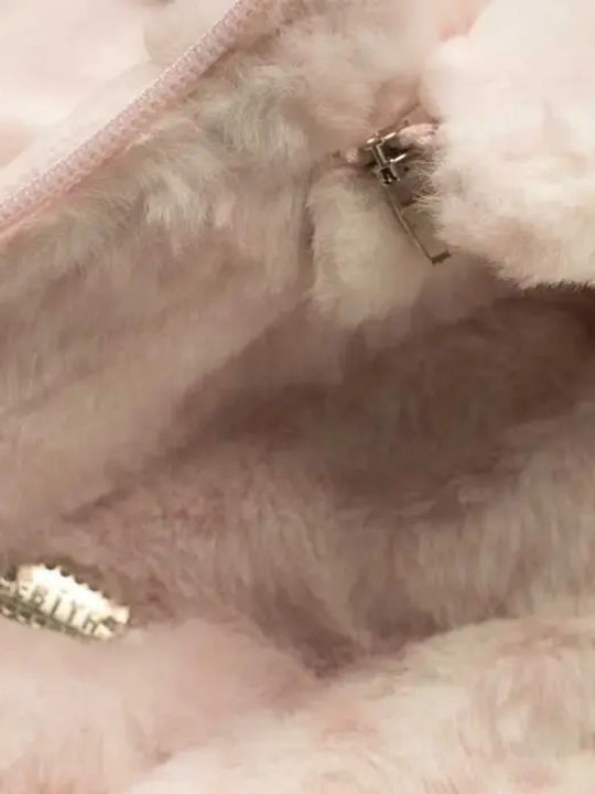 Kids' Fur with Hood Pink