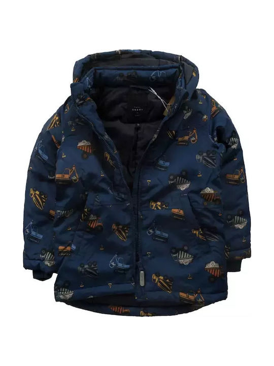 Kinder Freizeitjacke mit Kapuze Navy Blue
