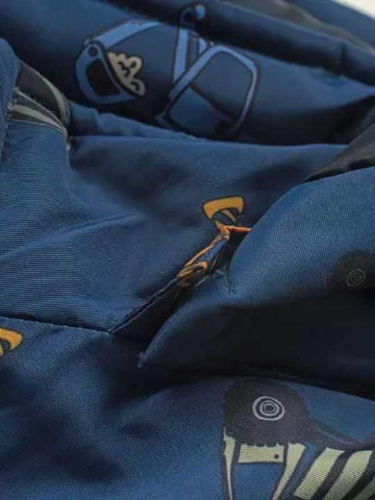 Kinder Freizeitjacke mit Kapuze Navy Blue