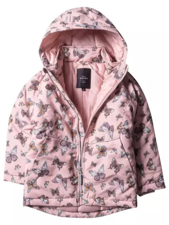 Kids' Casual Jacket Short with Hood Lilac