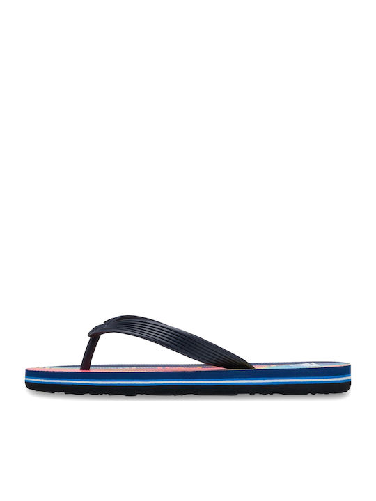Kids' Flip Flops Blue Molokai Art
