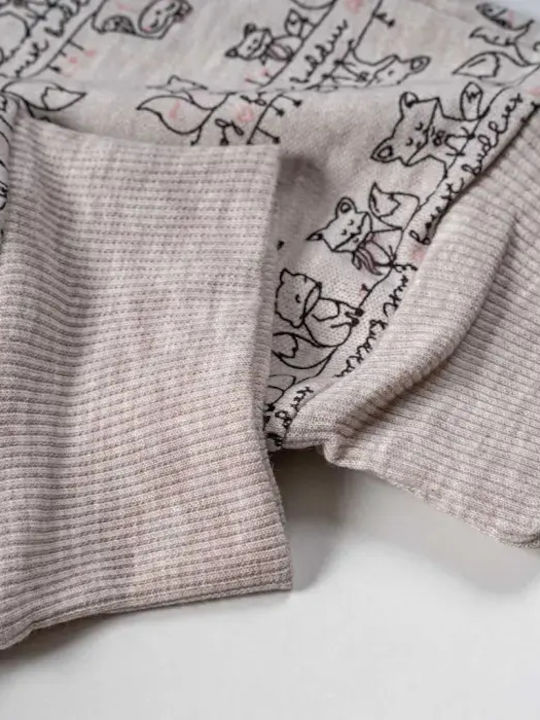 Evita Pijama pentru copii De iarnă Roz