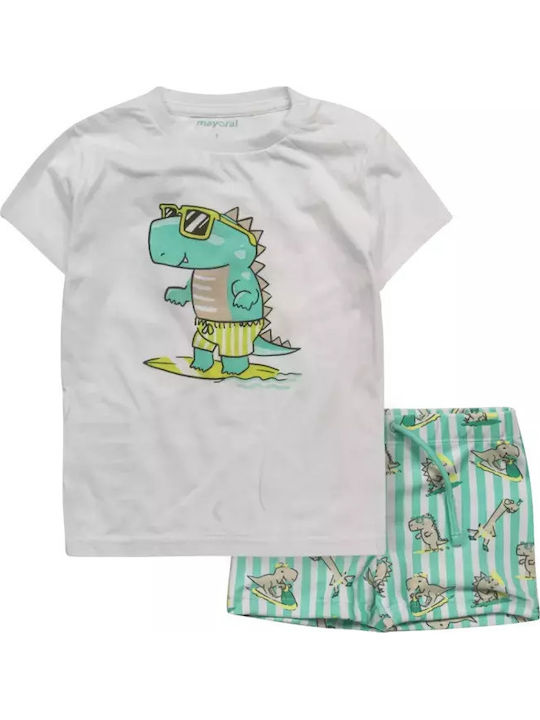 Kids' Set with Shorts Summer 2pcs Green